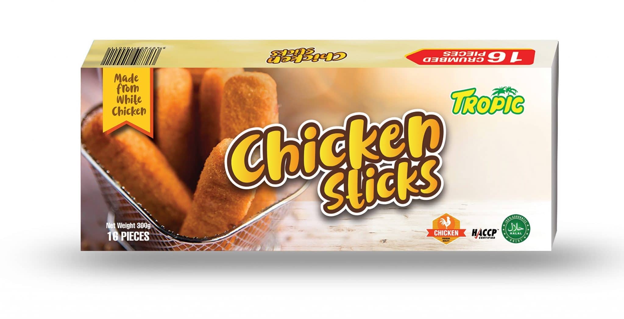 Convenience Food Ltd Tropic Chicken Sticks 300g