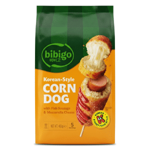 Bibigo Crispy Corndog with Fish Sausage 400G